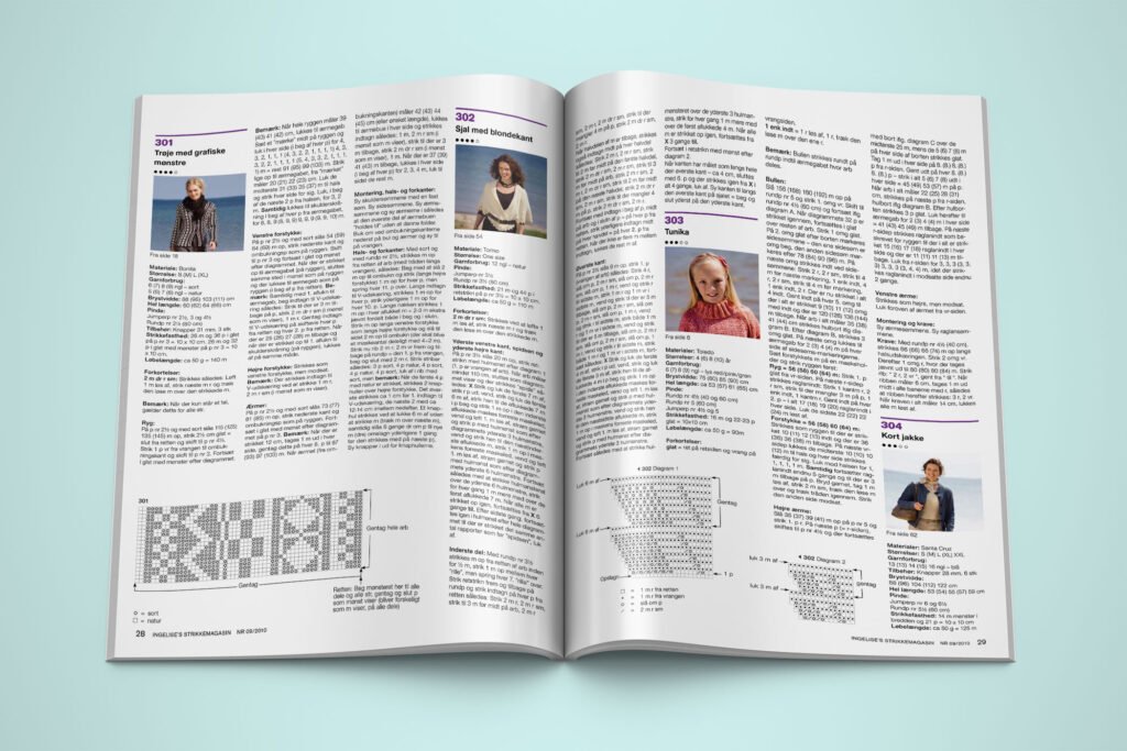 Creative student magazine design with modern style